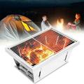 Portable Foldable Barbecue BBQ Grill Charcoal Stove Outdoor Camping Cooker