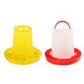 TINYSOME Chick Feeder Waterer Combo for Poultry Plastic 2.2 Lbs Feeder 2.2 Lbs Waterer