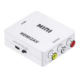 HDMI-compatib to RCA AV Converter Composite CVBS Video Adapter Wii 720p SNES Q0Q7