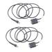 2X LS2208 RS232 Serial Cable CBA-R01-S07PAR for Barcode Scanner LS2208 6.5 Feet