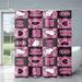 Hellos Cat K-Kitty Shower Curtain Kawaii Cartoon Pink Shower Curtain Adult Kid Bathroom Decoration Shower Curtain Birthday Gift