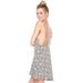 Brandy Melville Dresses | Brandy Melville, One Size Fits All, Floral Dress | Color: Gray/White | Size: One Size Fits All