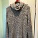 Jessica Simpson Sweaters | Jessica Simpson Women Nava Sweater Size Large Beige Black Cowl Neck Casual | Color: Black/Tan | Size: L