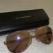 Burberry Accessories | Burberry Rose Gold Aviator Sunglasses | Color: Gold | Size: Os