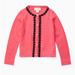 Kate Spade Shirts & Tops | Kate Spade New York Skirt The Rules Girls Size 5 Pink Cardigan Sweater | Color: Black/Pink | Size: 5g