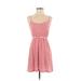 J.Crew Factory Store Casual Dress - Mini: Red Stripes Dresses - Women's Size X-Small