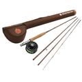 Redington Freshwater Fly Fishing Kit, 5 Weight 9 Foot Trout Rod, Crosswater Reel, Fly Line, Leader, & Carrying Case