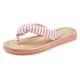 Badezehentrenner ELBSAND Gr. 40, rosa (rosa, gestreift) Damen Schuhe Dianette Strandschuhe