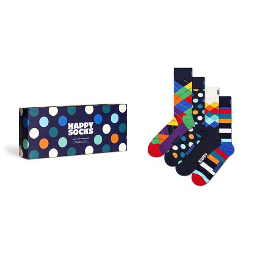 "Socken HAPPY SOCKS ""Multi-Color Socks Gift Set"" Gr. 36-40, bunt Damen Socken Multipacks Bunte im 4er Pack"
