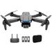 WLR/C 4K Dual HD Camera FPV 2.4GHz 4CH RC Quadcopter w/ 3 Battery (Black)