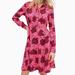 Kate Spade Dresses | Kate Spade Bubble Dot Smocked Dress Pink Long Sleeve Size 6 | Color: Pink | Size: 6