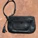 American Eagle Outfitters Bags | American Eagle Outfitters Leather Wristlet | Good Condition | Black | Color: Black | Size: Os