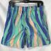 Adidas Swim | Adidas Swim Trunks Shorts, Colorful Blue Green Peach | Color: Blue/Green | Size: M