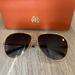 Tory Burch Accessories | Black And Gold Tory Burch Aviators | Color: Black/Gold | Size: Os