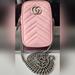 Gucci Bags | Gucci Marmont Mini Phone Bag | Color: Pink/Silver | Size: Os