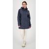 Regenjacke DEPROC ACTIVE "Friesennerz NEW ELLESMERE", Damen, Gr. 40 (M), blau (navy), Obermaterial: 100% Polyurethan;Futter: 100% Polyester, casual, figurumspielend, Langarm gerader Abschluss mit Druckknopf, Jacken, auch in Großen Größen erhältlich