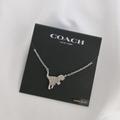 Coach Jewelry | New Coach Pav Rexy Pendant Necklace Ce977 $95 | Color: Silver | Size: Os