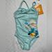 Disney Swim | - Disney Blue Frozen Elsa One Piece Swimsuit | Color: Blue | Size: 3tg