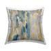 Stupell Industries Blue Glam Chaotic Abstract Printed Throw Pillow Design By Jennifer Martin Polyester/Polyfill blend | 18 H x 18 W x 7 D in | Wayfair