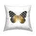 Stupell Industries Black & Glam Butterfly Insect Printed Throw Pillow Design By Julia Bosco Polyester/Polyfill blend | 18 H x 18 W x 7 D in | Wayfair