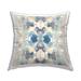 Stupell Industries Abstract Blue Symmetrical Shapes Printed Throw Pillow Design By Ellie Roberts /Polyfill blend | 18 H x 18 W x 7 D in | Wayfair