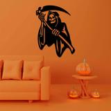 The Holiday Aisle® Grim Reaper Wall Décor, Metal in Black | 18 H x 24 W x 0.12 D in | Wayfair BB82F8E497F64F9D90E2BC470128FD68