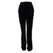 INC International Concepts Velour Pants - High Rise: Black Activewear - Women's Size X-Small