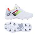 KOOKABURRA KC 2.0 Spike Cricket Shoe - White/Red/Yellow - 8