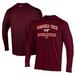 Men's Under Armour Maroon Virginia Tech Hokies Athletics Performance Long Sleeve T-Shirt