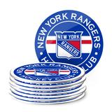 New York Rangers Eight-Pack Coaster Set