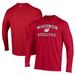 Men's Under Armour Red Wisconsin Badgers Athletics Performance Long Sleeve T-Shirt