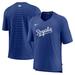 Men's Nike Royal Kansas City Royals Authentic Collection Pregame Raglan Performance V-Neck T-Shirt