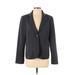 Calvin Klein Blazer Jacket: Gray Jackets & Outerwear - Women's Size P