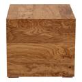 NASH SIDE TABLE HONEY BROWN BURL - Moe's Home Collection GZ-1157-03