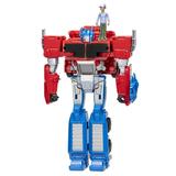 Transformers Toys EarthSpark Spin Changer Optimus Prime 8-Inch Action Figure with Robby Malto 2-Inch Figure Robot Toys for Ages 6 and Up