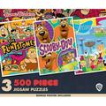 MasterPieces Puzzle Bundle - Hanna Barbera 3-Pack 500 Piece Jigsaw Puzzles