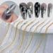 opvise Nail Chain Multi-purpose DIY Glittery 3D Manicure DIY Metal Chain Charms 4