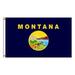 Annin Flagmakers 143170 4 ft. X 6 ft. Nyl-Glo Montana Flag