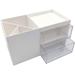 Desk Organizer Desk Storage Box Vanity Organizer Cosmetic Storage Organizer Makeup Organizer Mini Desk Storage For Office Supplies Bathroom Counter Or Dresser