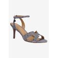 Wide Width Women's Sarlon Sandals by J. Renee in Pewter (Size 8 1/2 W)