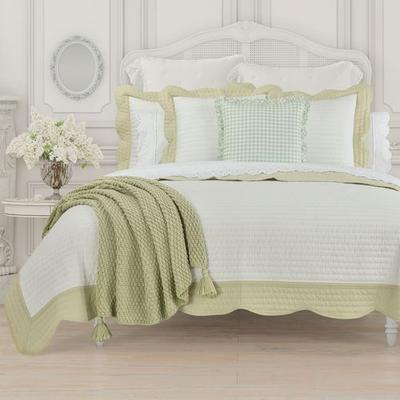 Amherst Quilt Pale Green, Full / Queen, Pale Green