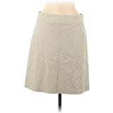 Banana Republic Casual Skirt: Tan Solid Bottoms - Women's Size 8 Petite