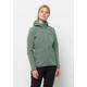 Softshelljacke JACK WOLFSKIN "BORNBERG HOODY W" Gr. XXL (48), grün (picnic, green) Damen Jacken Sportjacken