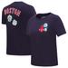 Women's Pro Standard Navy Boston Red Sox Roses Fitted T-Shirt