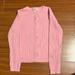 Lilly Pulitzer Shirts & Tops | Lilly Pulitzer Girls 12 Sweater Cable Knit Cardigan Button Up | Color: Pink | Size: 12g