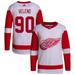 Joe Veleno Men's adidas White Detroit Red Wings Away Primegreen Authentic Custom Jersey