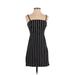 Hollister Casual Dress - Mini Square Sleeveless: Black Print Dresses - Women's Size X-Small