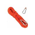 Corde escalade,Corde tressée en polypropylène Cordes d'escalade 20M avec mousqueton Protection uv