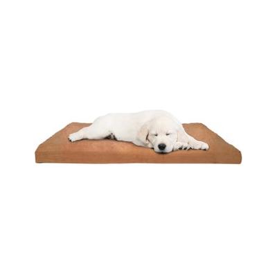 Pet Adobe Foam Covered Dog Bed, Brown, Medium