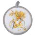 Sweet Home Bicycle Basket Filled with Yellow Flowers Kitchen Pot Holder - Yellow,White